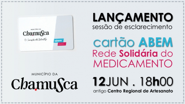 12 Junho | 18h00 | Sessão de Esclarecimento | Cartão ABem | Rede Solidária do Medicamento