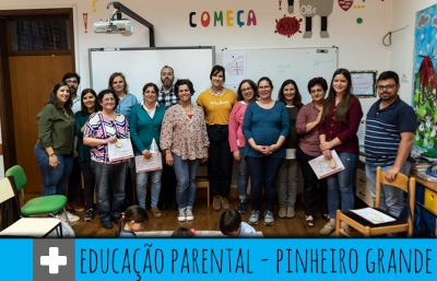 Município dinamizou Programa de Educação Parental com grande sucesso em Pinheiro Grande