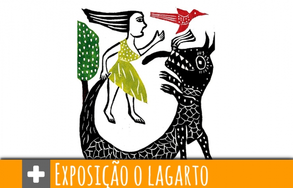Exposição de Xilogravura "O Lagarto" na Biblioteca Municipal