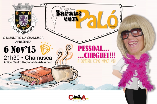 "Saraus com PaLó" | 6 Novembro | 21h30 | Antigo Centro Regional de Artesanato | 2.º Ciclo de Saraus Culturais