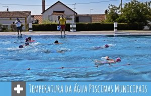 Temperatura da água Piscinas Municipais