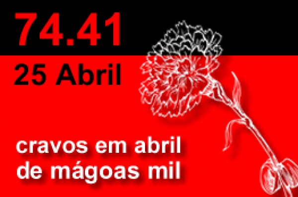 25 Abril | "74.41 Cravos em Abril de Mágoas Mil" | Biblioteca Municipal Ruy Gomes da Silva
