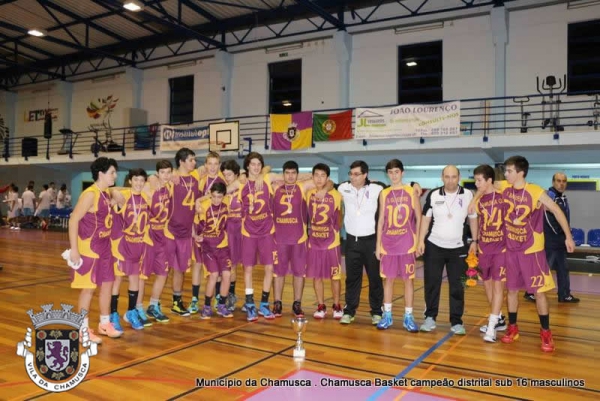 Chamusca Basket Campeão Distrital sub 16 masculinos | 2016