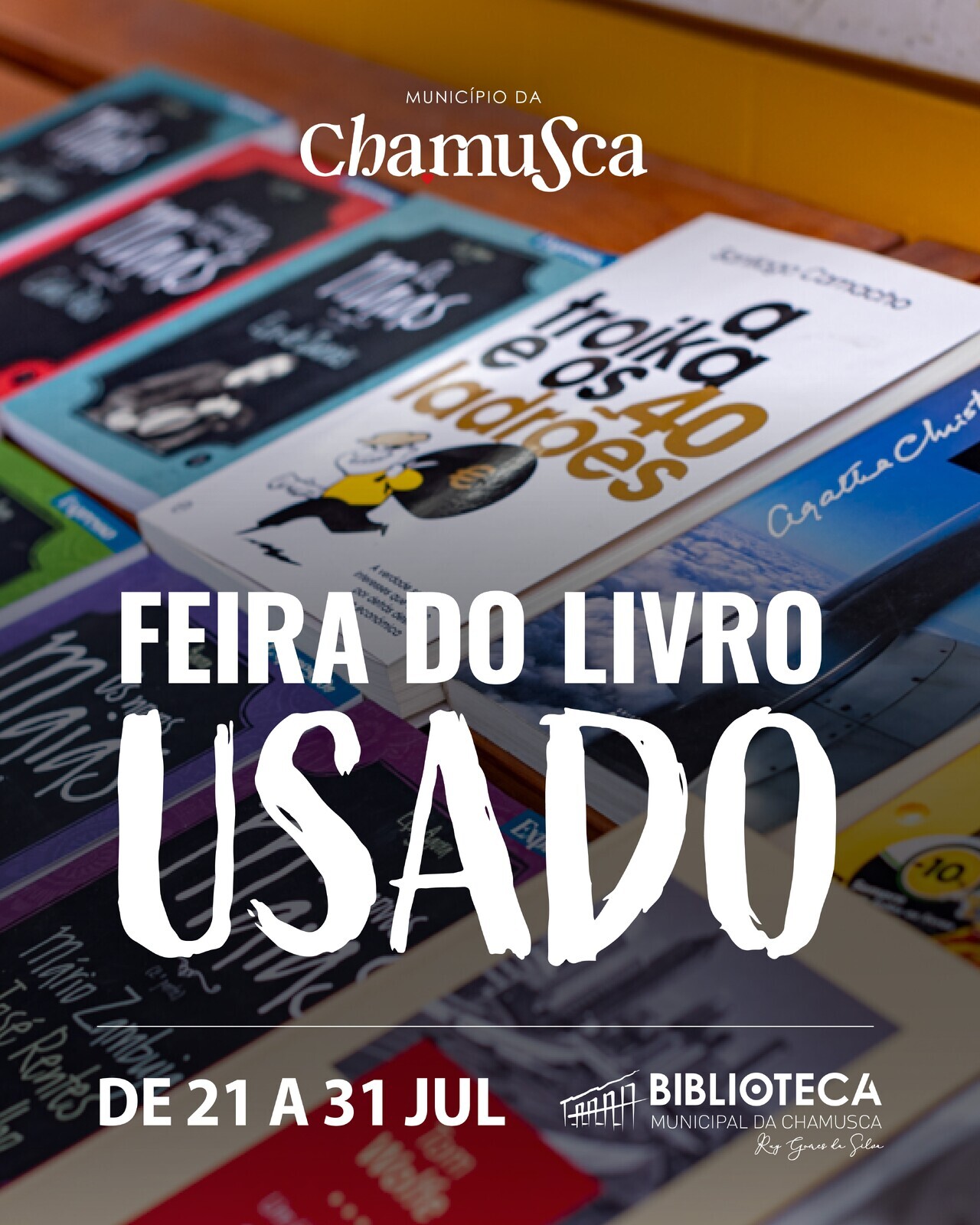 Feira do Livro Usado - Biblioteca Municipal