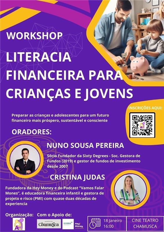 Workshop de Literacia Financeira para Crianças e Jovens