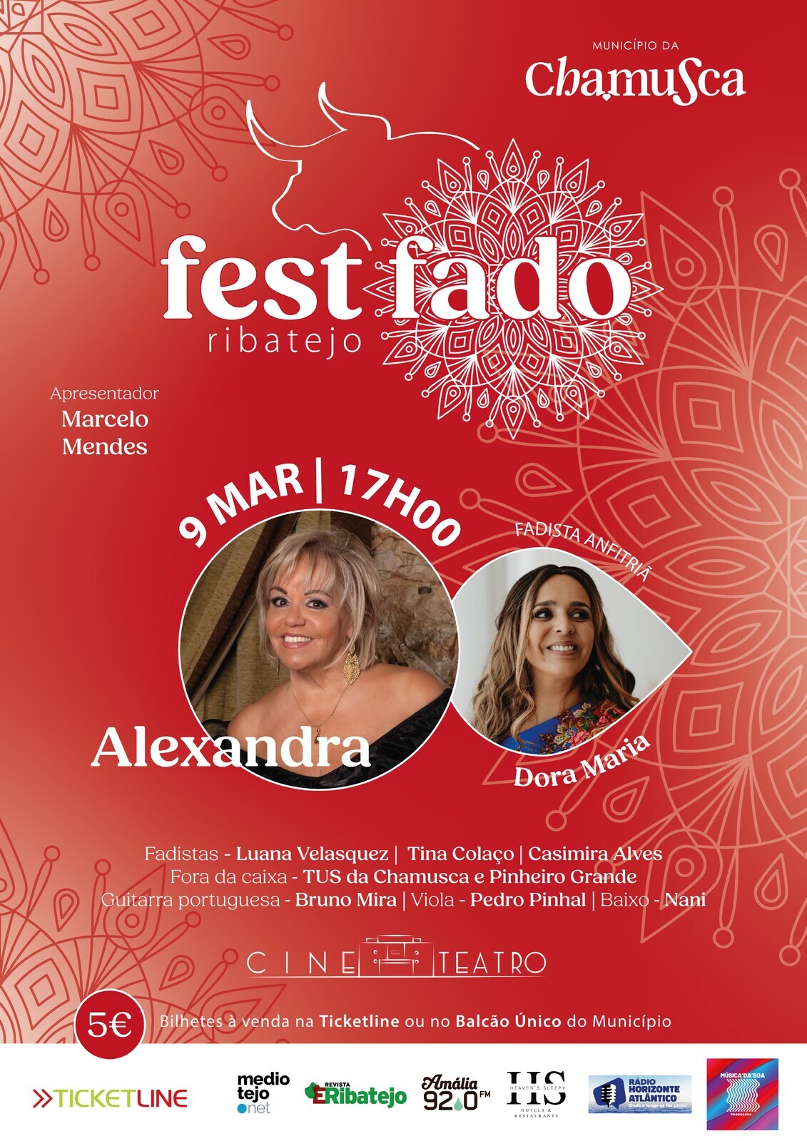 FestFado Ribatejo regressa à Chamusca com grandes vozes do Fado