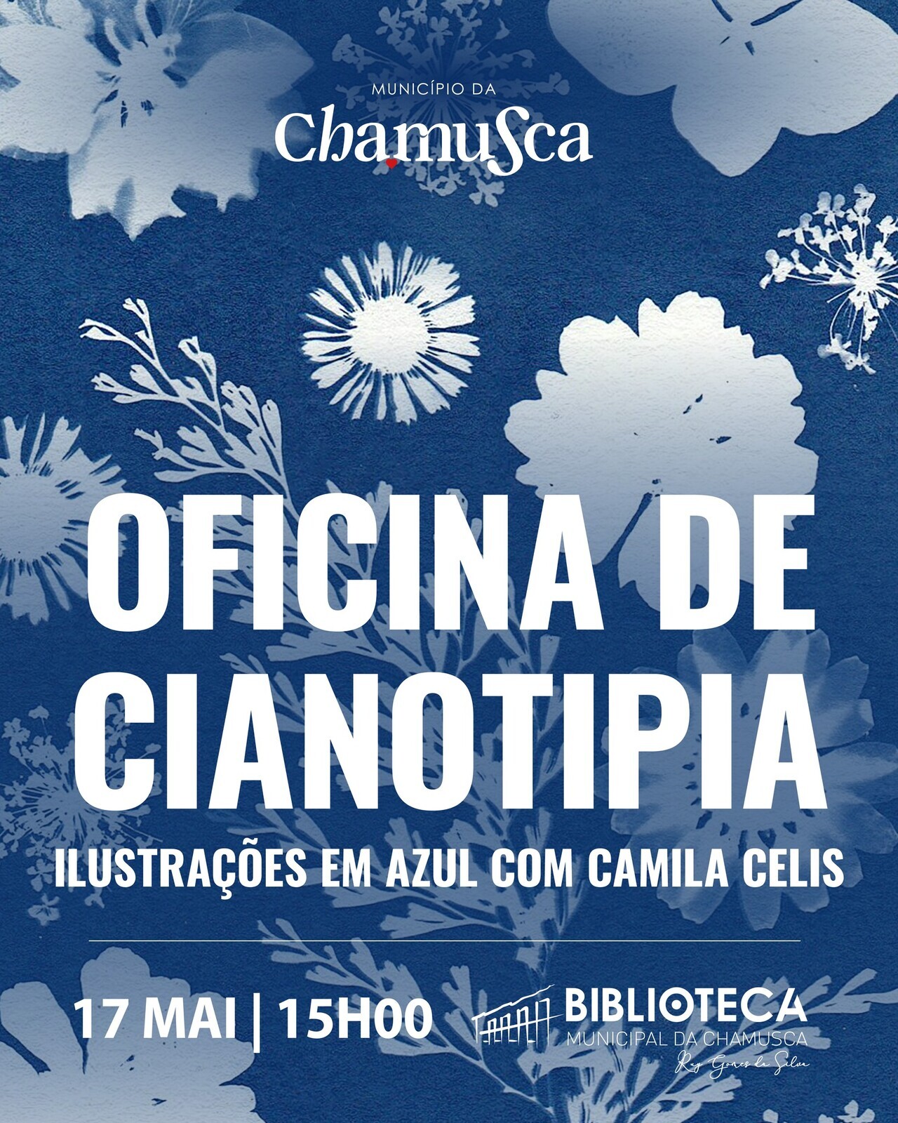 Cianotopia - Ilustrações em Azul, com Camila Celis - 17 de maio | 15h00