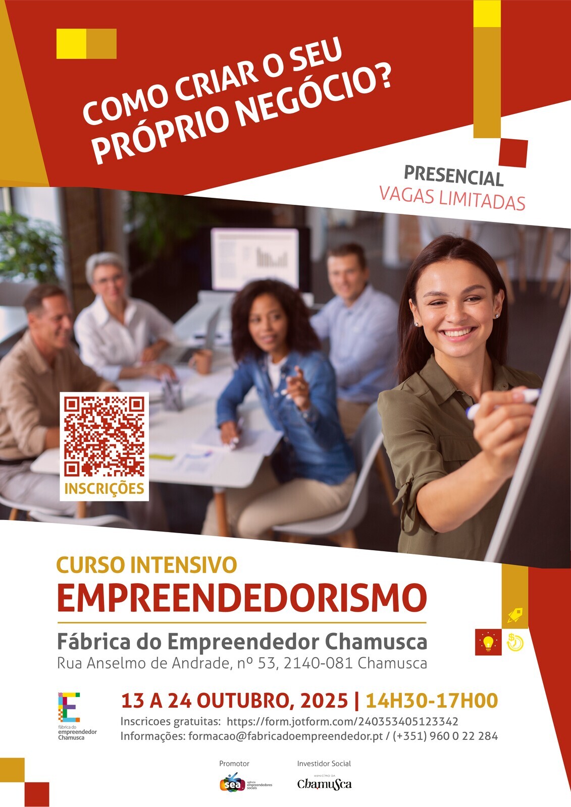 cartaz empreendedorismo Chamusca 2025-01